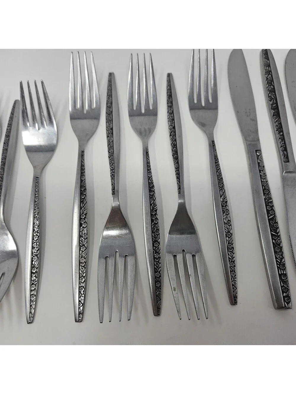 Lot of 20 Coventry Stainless Japan JH BOUQUET Flatware Set Spoons Forks Knives